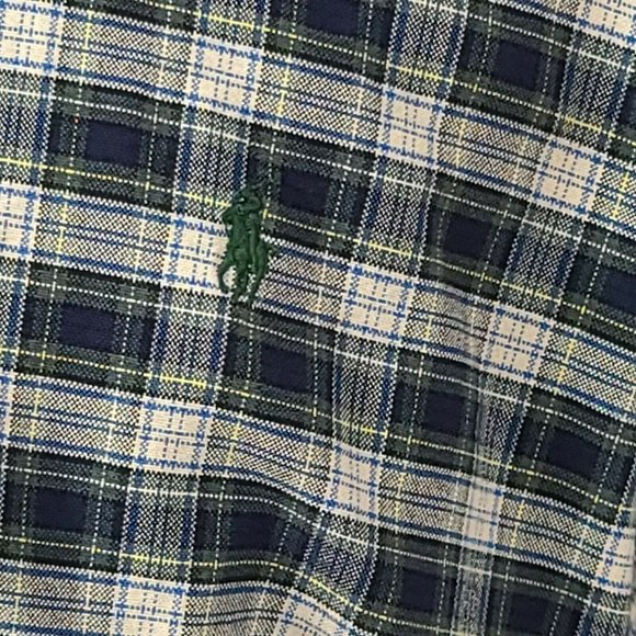 RALPH LAUREN Classic Fit XXL Blue Green Shirt - Picture 3 of 11